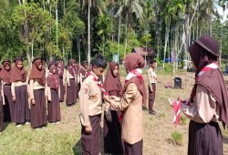 MTsN 7 Lima Puluh Kota sukses menyelenggarakan kegiatan kemah pramuka